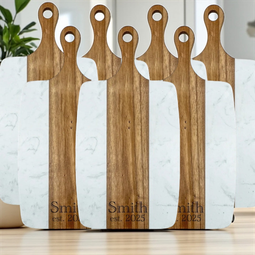 Marble and Wood Board - Bulk Order