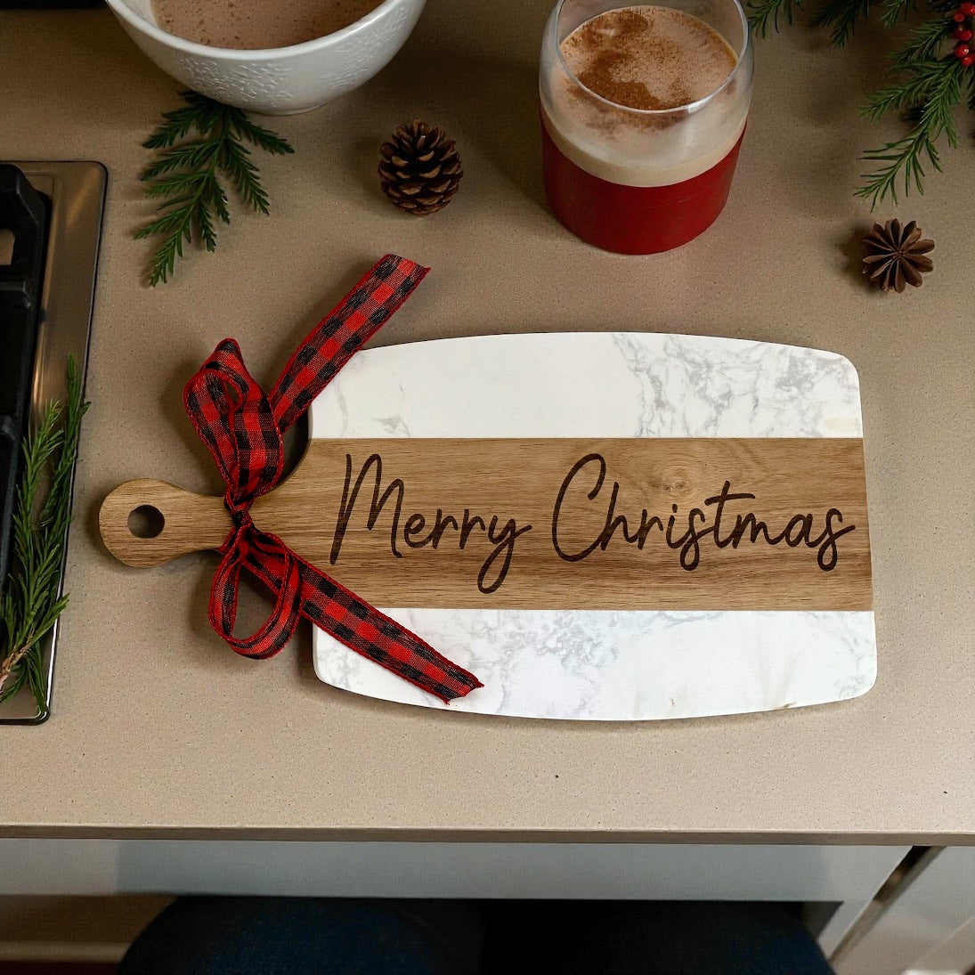 Marble and Wood Board