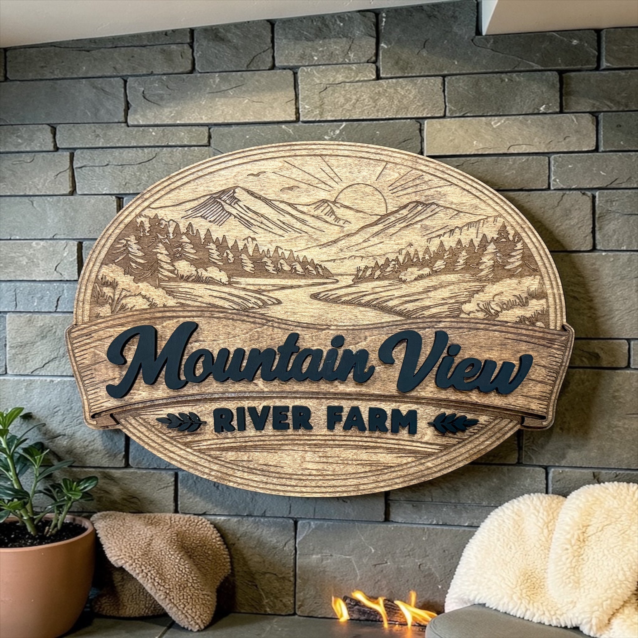 Wood Door Hanger/Sign