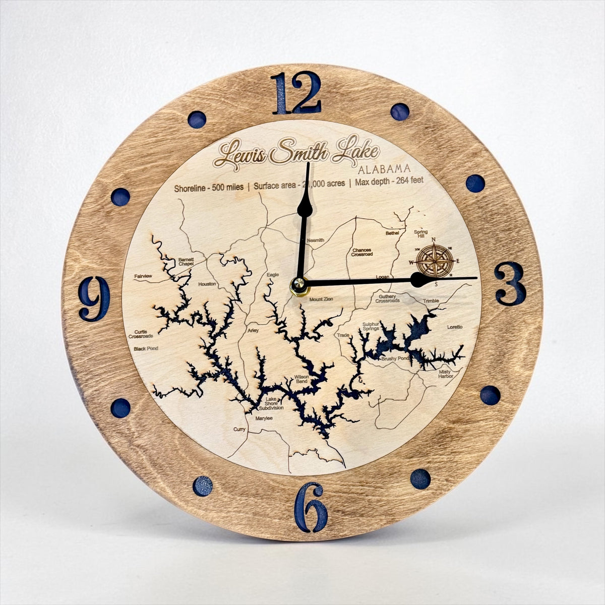 Custom Map Clock - Wholesale