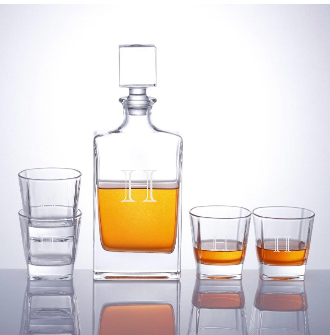Glass Decanter Set