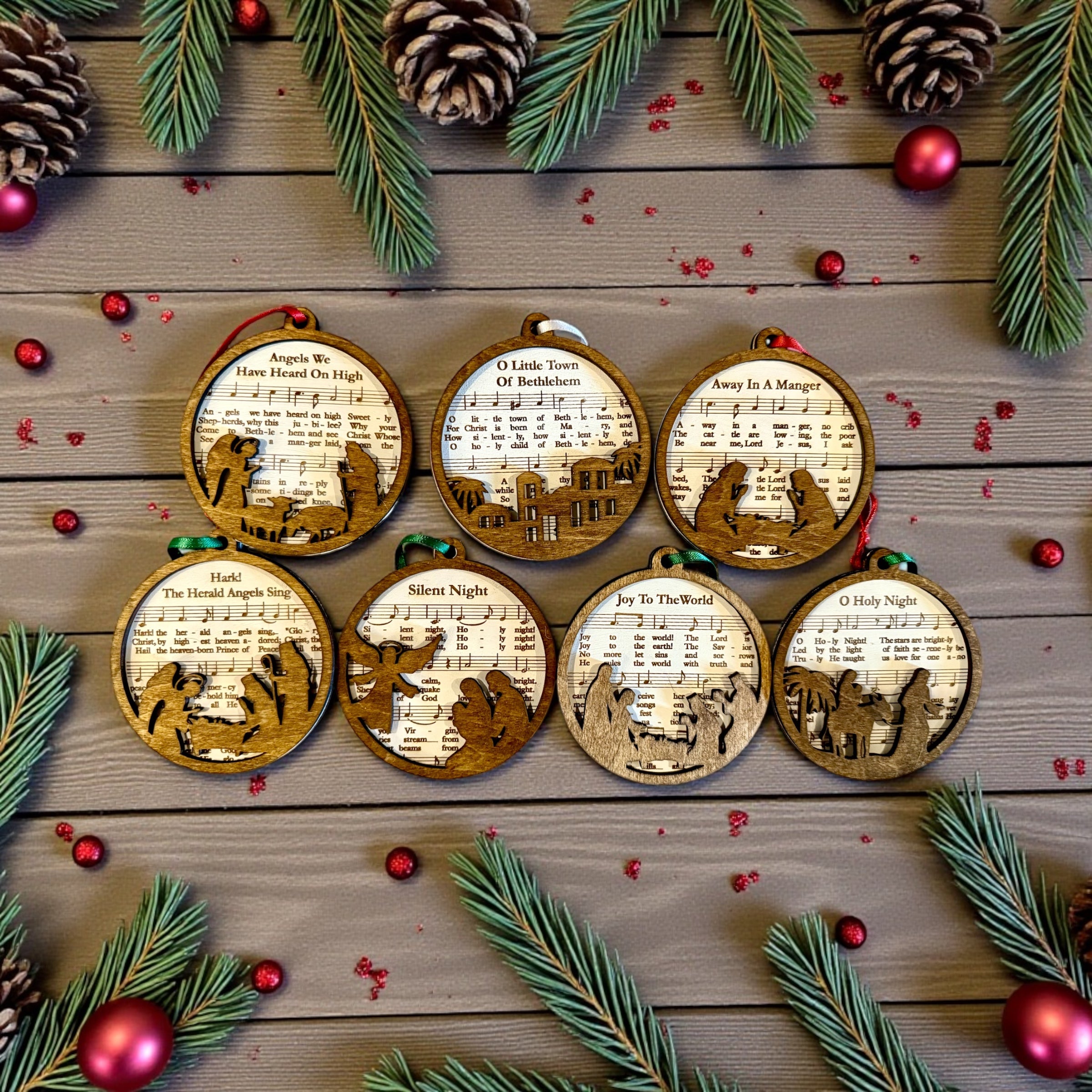 Christmas Hymn Ornaments