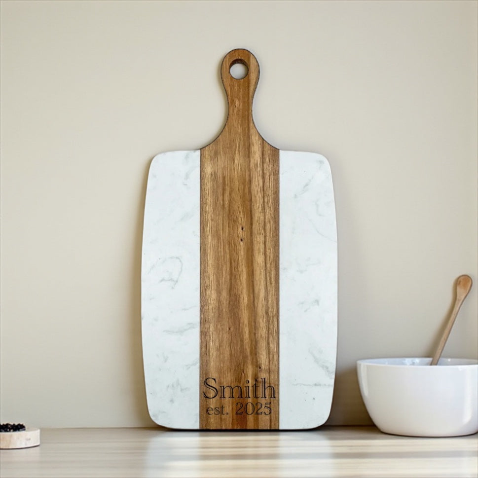 Marble and Wood Board