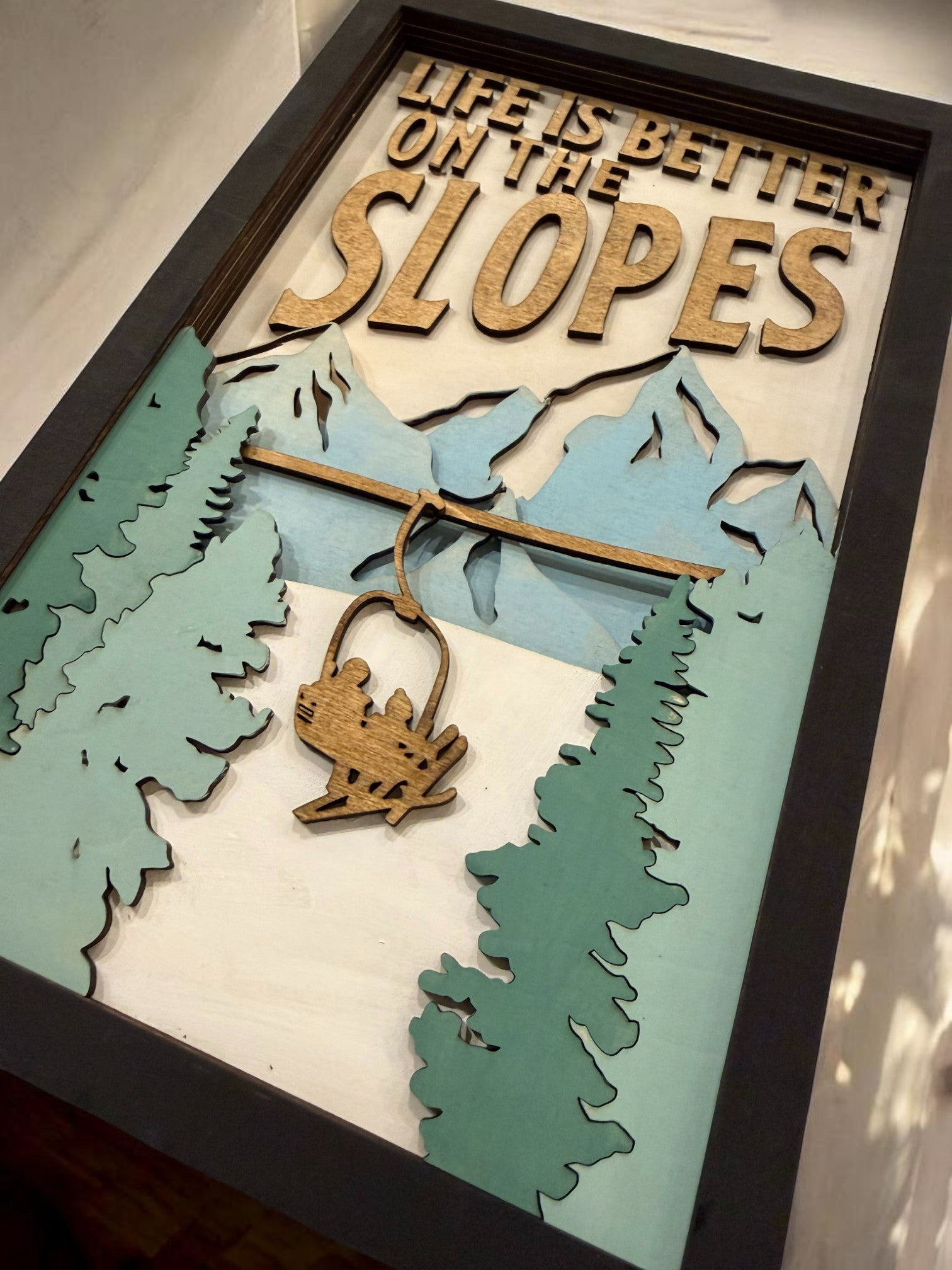 Life Is Better On The Slopes Sign