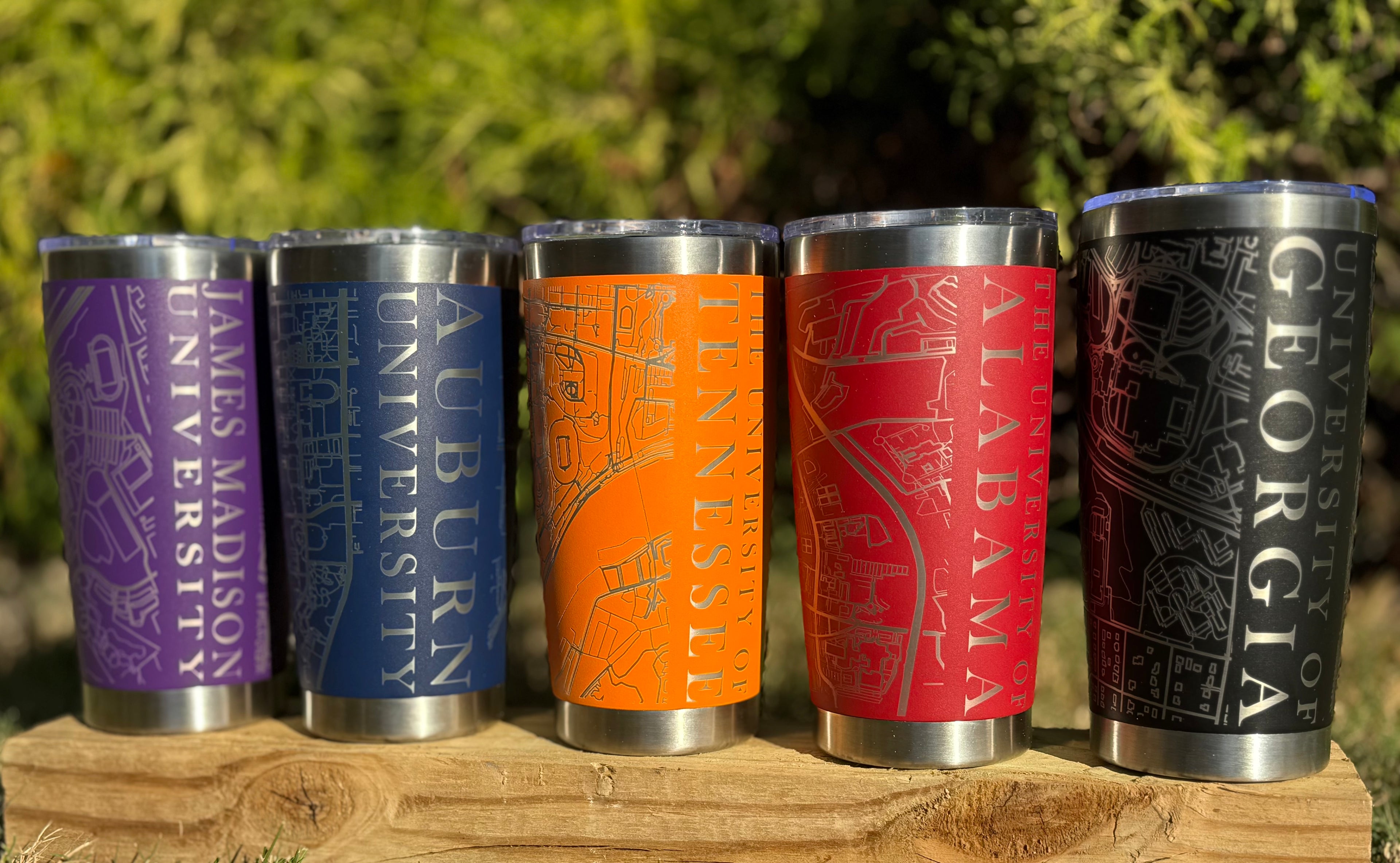 Custom Campus Map Tumbler