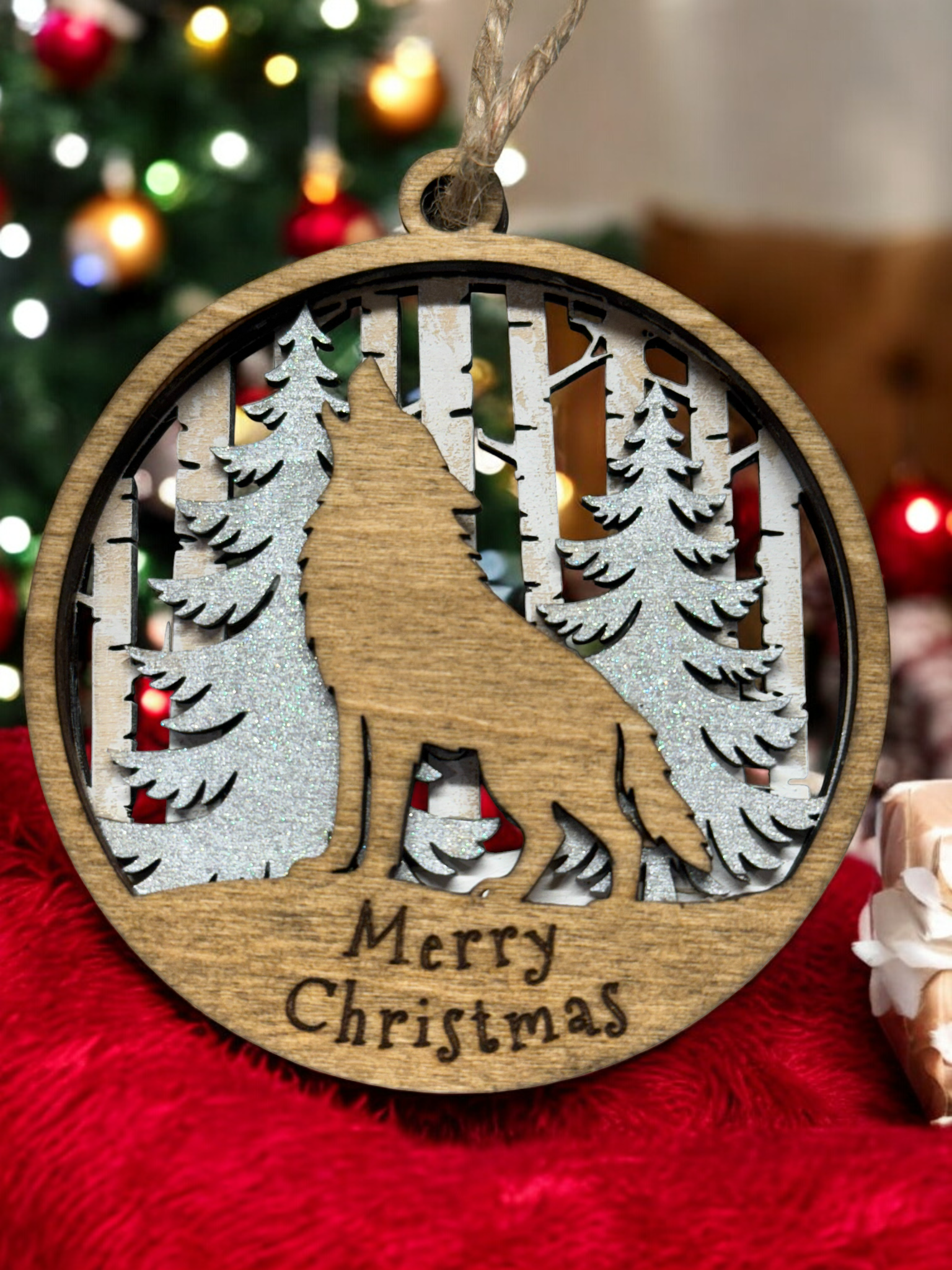 3D Wooden Ornament - Woodland Animals