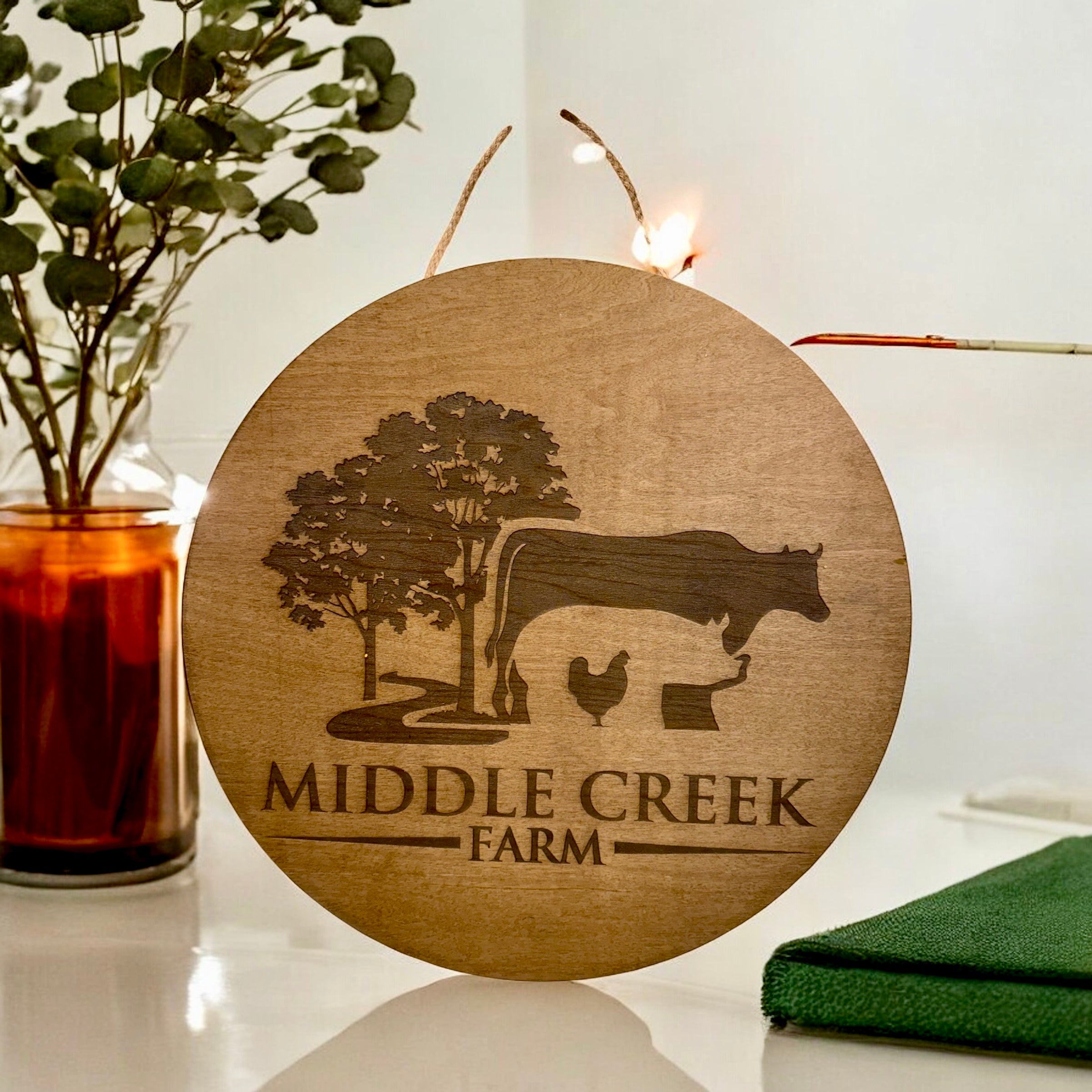 Wood Door Hanger/Sign