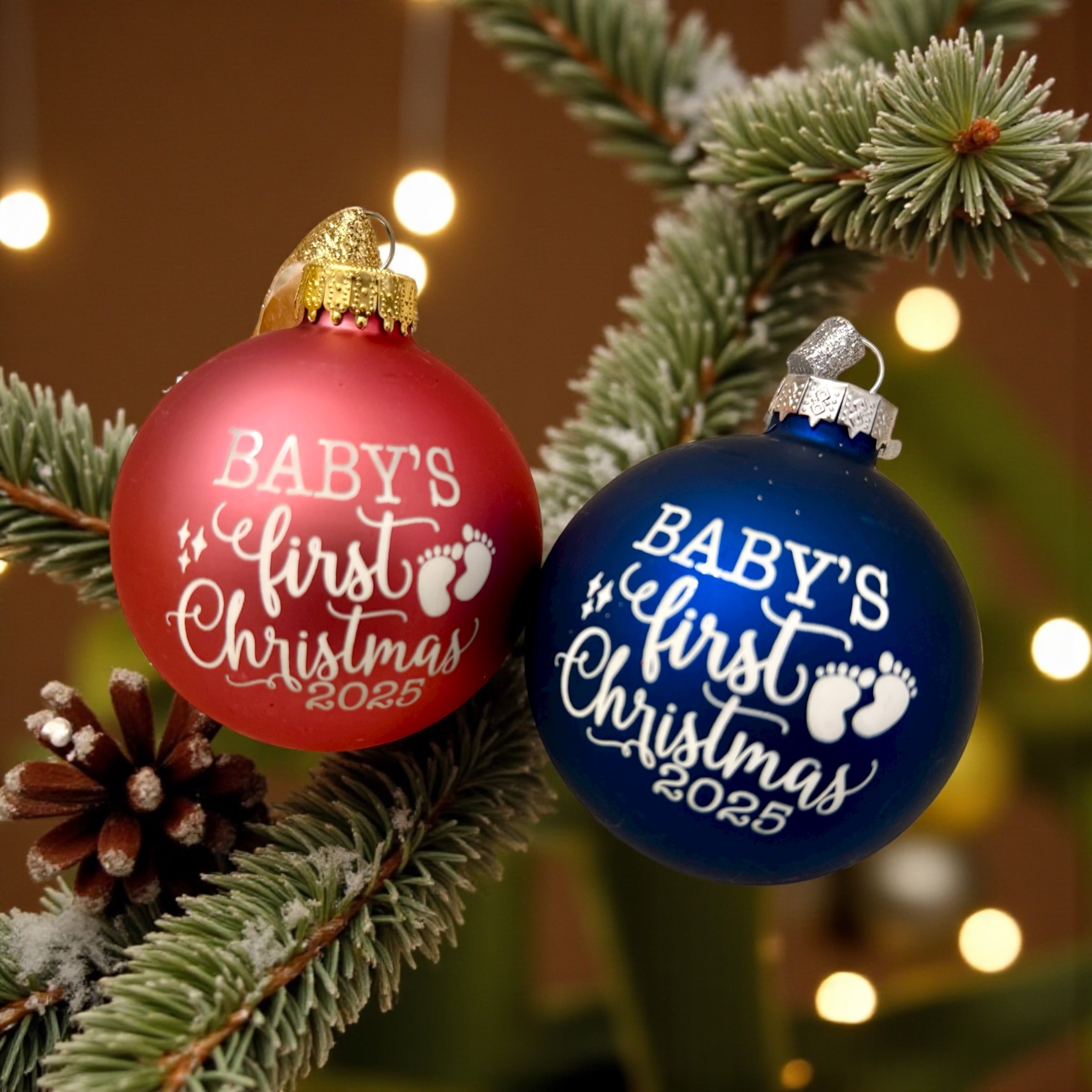 Large Glass Christmas Ornament