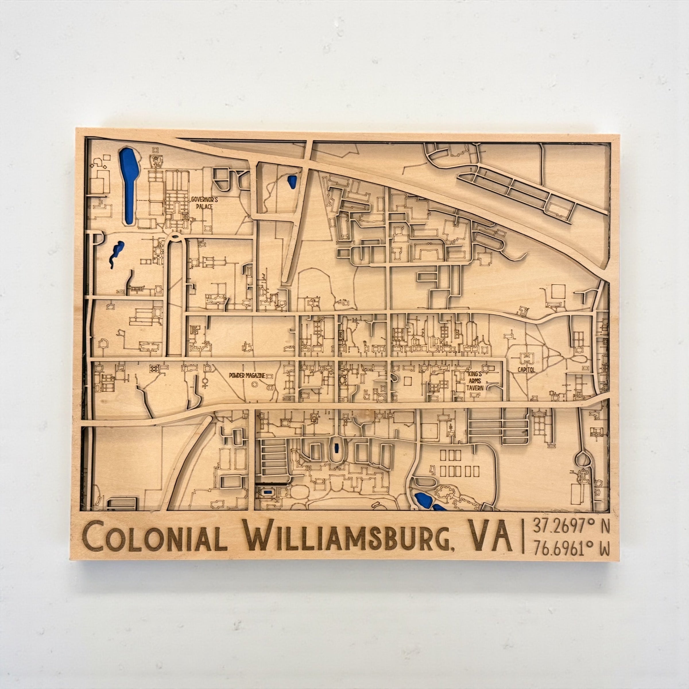 Custom City Wall Map