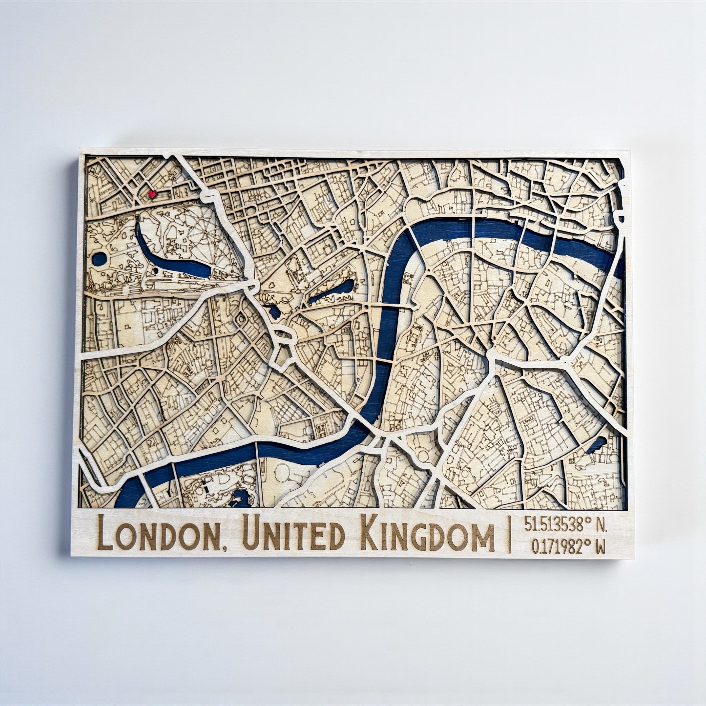 Custom City Wall Map