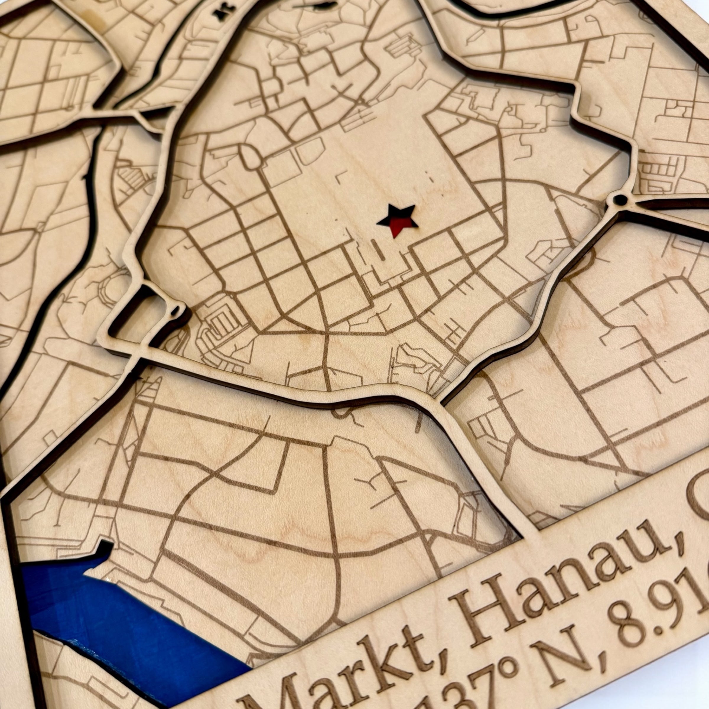 Custom City Wall Map