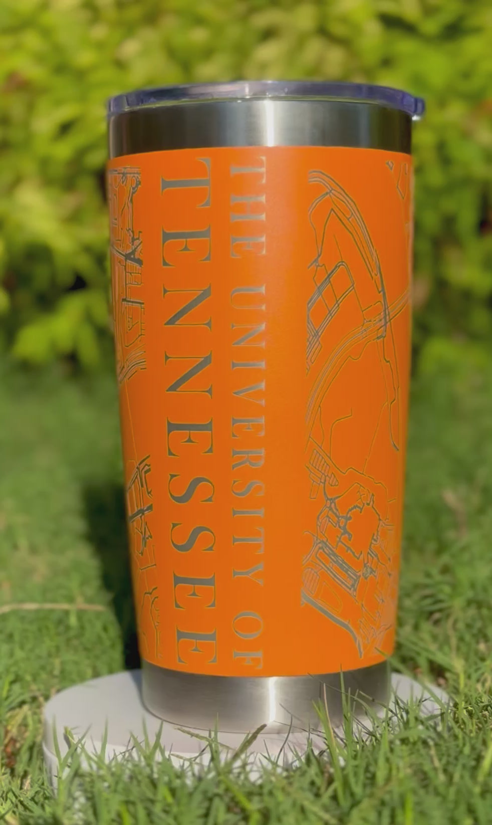 Custom Campus Map Tumbler