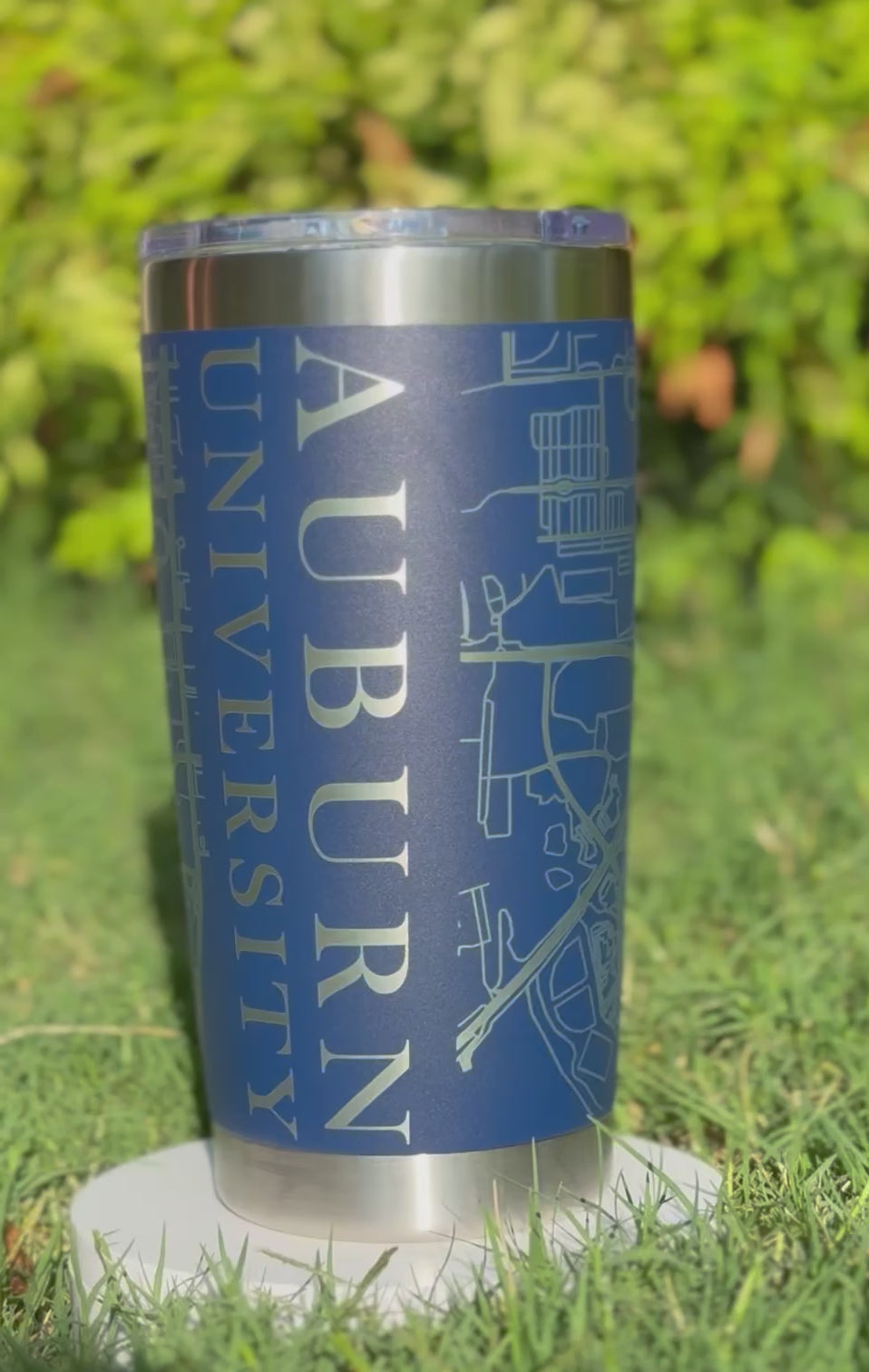 Custom Campus Map Tumbler