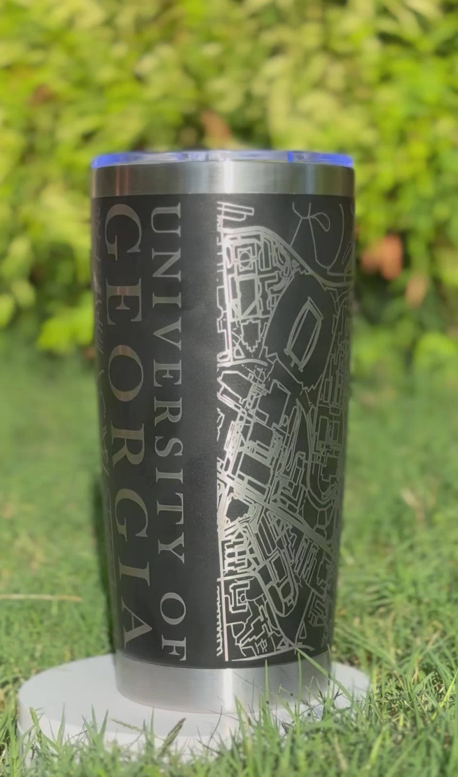 Custom Campus Map Tumbler