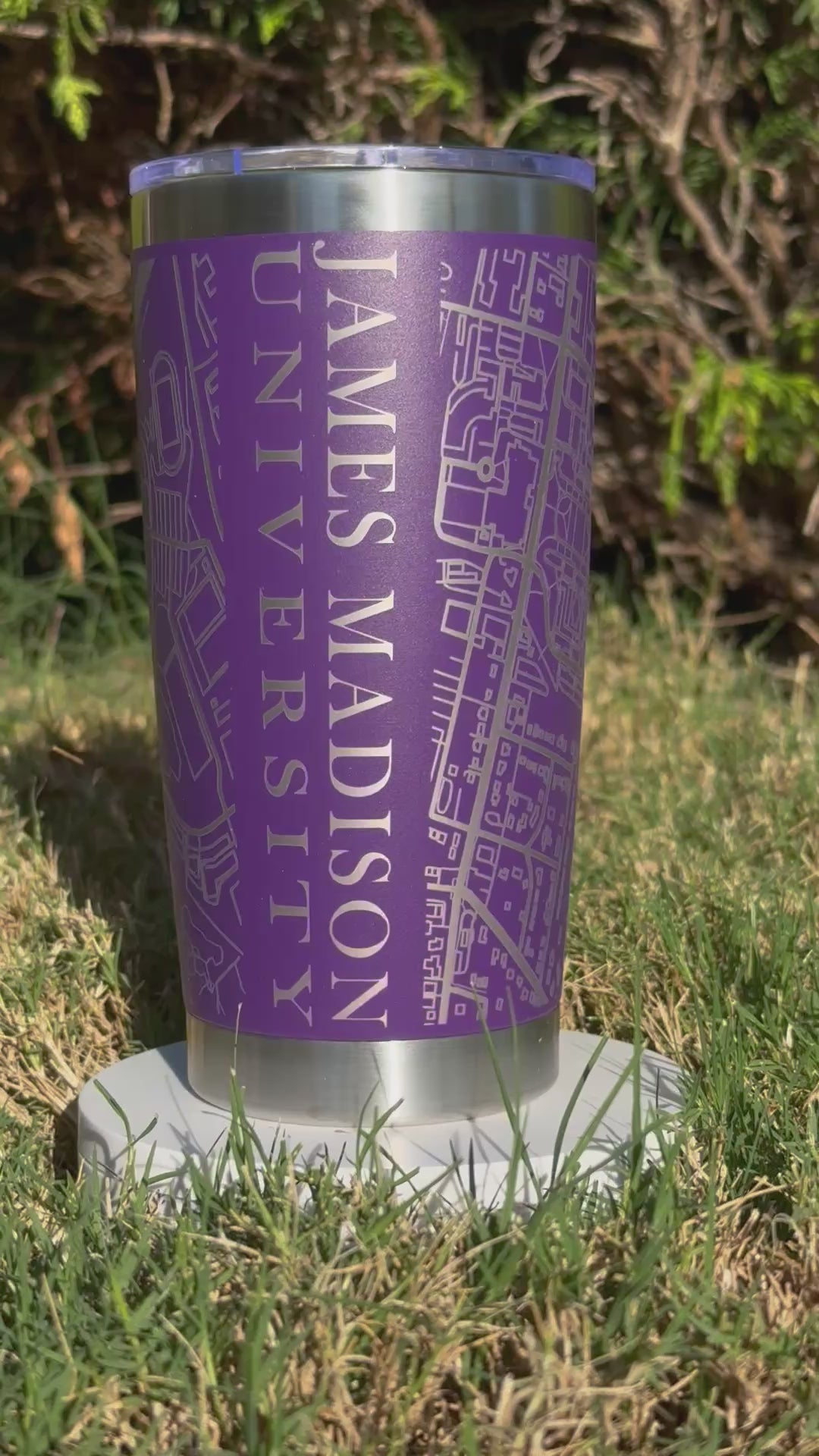 Custom Campus Map Tumbler