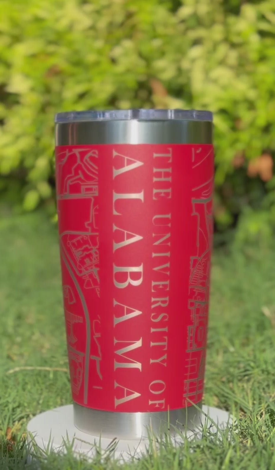Custom Campus Map Tumbler